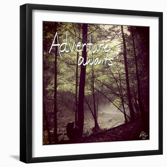 Adventure Awaits-Kimberly Glover-Framed Giclee Print