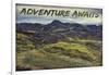 Adventure Awaits-Cora Niele-Framed Giclee Print