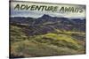 Adventure Awaits-Cora Niele-Stretched Canvas