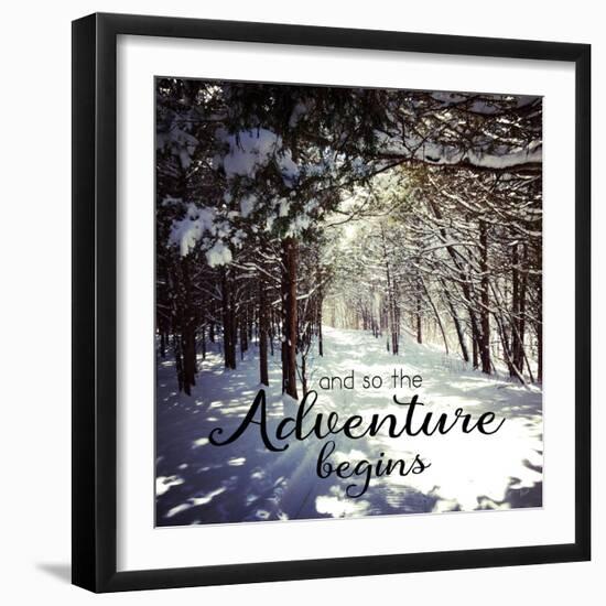 Adventure Begins-Andi Metz-Framed Art Print