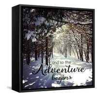 Adventure Begins-Andi Metz-Framed Stretched Canvas