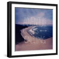Adventure Is Calling-Leah Flores-Framed Giclee Print