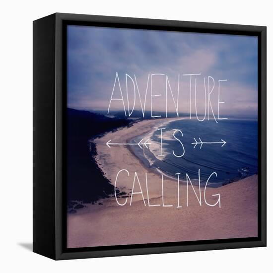 Adventure Is Calling-Leah Flores-Framed Stretched Canvas