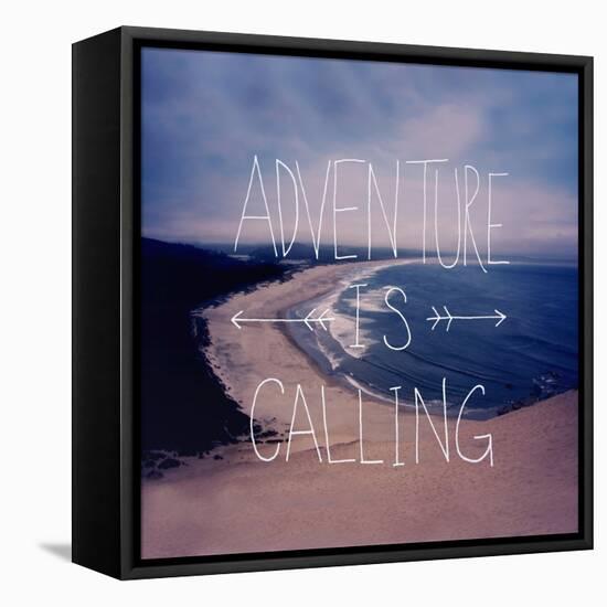 Adventure Is Calling-Leah Flores-Framed Stretched Canvas