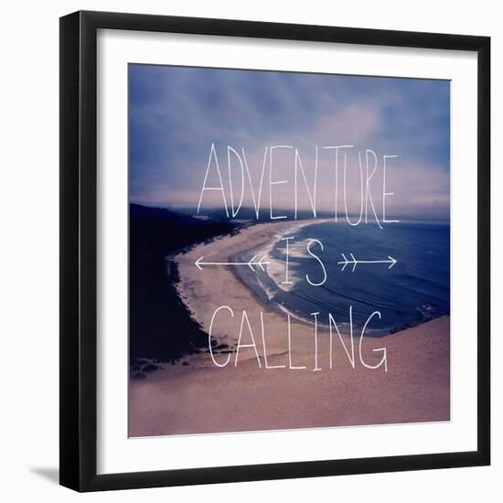 Adventure Is Calling-Leah Flores-Framed Premium Giclee Print