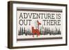 Adventure Is Out There-Nicholas Biscardi-Framed Art Print