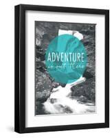 Adventure is Out There-Laura Marshall-Framed Art Print