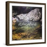 Adventure Is-Kimberly Glover-Framed Giclee Print