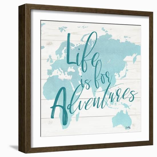 Adventure Map I-Elizabeth Medley-Framed Art Print