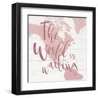 Adventure Map II-Elizabeth Medley-Framed Art Print