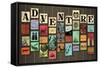 Adventure on Strings-Art Licensing Studio-Framed Stretched Canvas