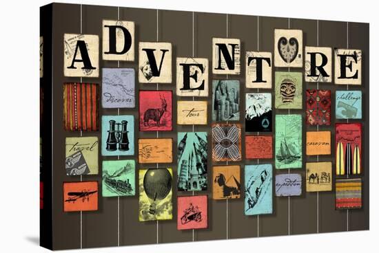 Adventure on Strings-Art Licensing Studio-Stretched Canvas