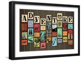 Adventure on Strings-Art Licensing Studio-Framed Giclee Print