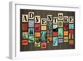 Adventure on Strings-Art Licensing Studio-Framed Giclee Print