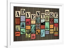 Adventure on Strings-Art Licensing Studio-Framed Giclee Print