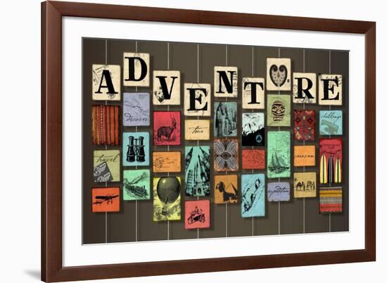 Adventure on Strings-Art Licensing Studio-Framed Giclee Print