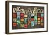 Adventure on Strings-Art Licensing Studio-Framed Premium Giclee Print