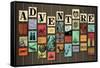 Adventure on Strings-Art Licensing Studio-Framed Stretched Canvas