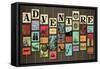 Adventure on Strings-Art Licensing Studio-Framed Stretched Canvas