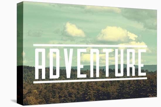 Adventure-Vintage Skies-Stretched Canvas