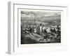 Adventurers in New Mexico,Painting by Bourgoin. 1855-null-Framed Giclee Print