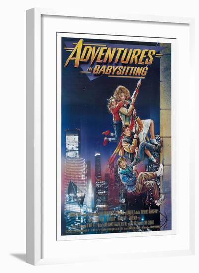 ADVENTURES IN BABYSITTING [1987], directed by CHRIS COLUMBUS.-null-Framed Giclee Print