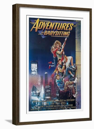 ADVENTURES IN BABYSITTING [1987], directed by CHRIS COLUMBUS.-null-Framed Giclee Print