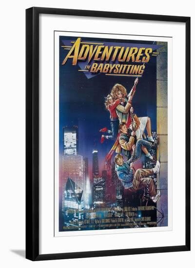 ADVENTURES IN BABYSITTING [1987], directed by CHRIS COLUMBUS.-null-Framed Giclee Print