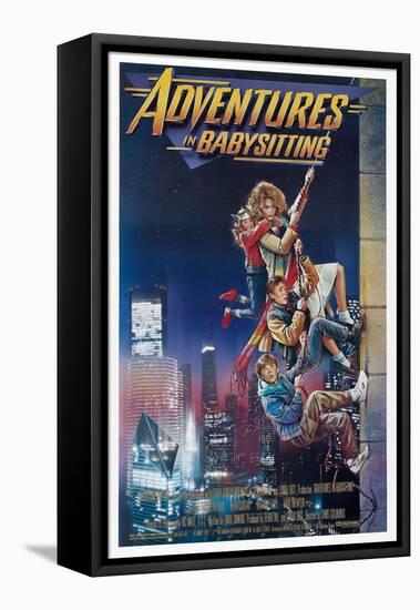 ADVENTURES IN BABYSITTING [1987], directed by CHRIS COLUMBUS.-null-Framed Stretched Canvas