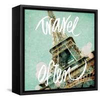 Adventures in Europe I-Emily Navas-Framed Stretched Canvas