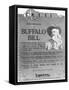 Adventures of Buffalo Bill Movie Advertisement-null-Framed Stretched Canvas