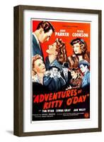 Adventures of Kitty O'Day, Peter Cookson, Jean Parker, Lorna Gray, 1945-null-Framed Art Print