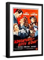 Adventures of Kitty O'Day, Peter Cookson, Jean Parker, Lorna Gray, 1945-null-Framed Art Print