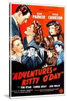 Adventures of Kitty O'Day, Peter Cookson, Jean Parker, Lorna Gray, 1945-null-Stretched Canvas