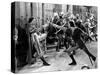Adventures Of Robin Hood, Basil Rathbone, Errol Flynn, 1938-null-Stretched Canvas