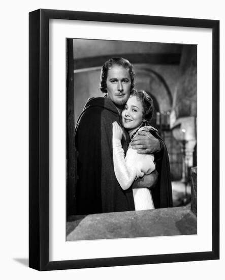 Adventures Of Robin Hood, Errol Flynn, Olivia De Havilland, 1938-null-Framed Photo