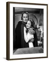 Adventures Of Robin Hood, Errol Flynn, Olivia De Havilland, 1938-null-Framed Photo