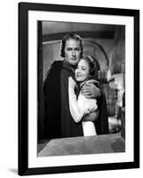 Adventures Of Robin Hood, Errol Flynn, Olivia De Havilland, 1938-null-Framed Photo