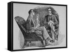 Adventures of Sherlock Holmes in the Strand Magazine, The Adventure of the Copper Beeches-null-Framed Stretched Canvas