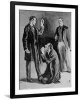 Adventures of Sherlock Holmes in the Strand Magazine, The Blue Carbuncle-null-Framed Photographic Print