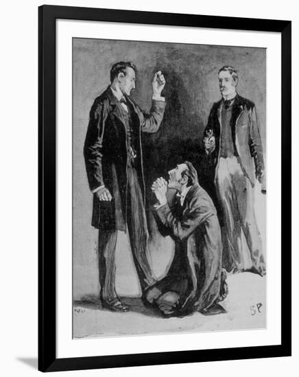 Adventures of Sherlock Holmes in the Strand Magazine, The Blue Carbuncle-null-Framed Photographic Print