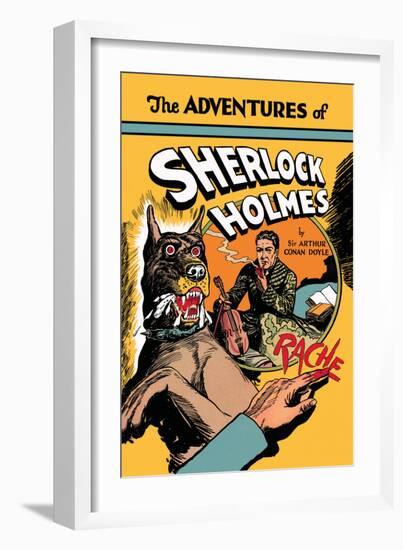 Adventures of Sherlock Holmes-Guerrini-Framed Art Print