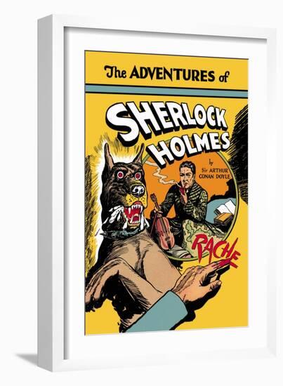 Adventures of Sherlock Holmes-Guerrini-Framed Art Print