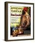 Adventures of Tarzan, Elmo Lincoln, 1921-null-Framed Art Print