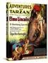 Adventures of Tarzan, Elmo Lincoln, 1921-null-Stretched Canvas