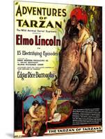 Adventures of Tarzan, Elmo Lincoln, 1921-null-Mounted Art Print