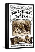 Adventures of Tarzan-null-Framed Stretched Canvas