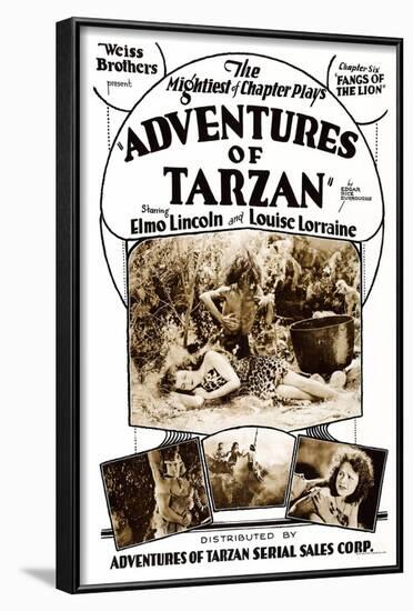 Adventures of Tarzan-null-Framed Art Print