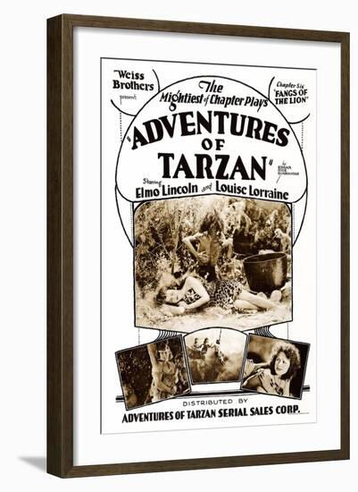 Adventures of Tarzan-null-Framed Art Print