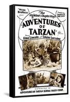 Adventures of Tarzan-null-Framed Stretched Canvas